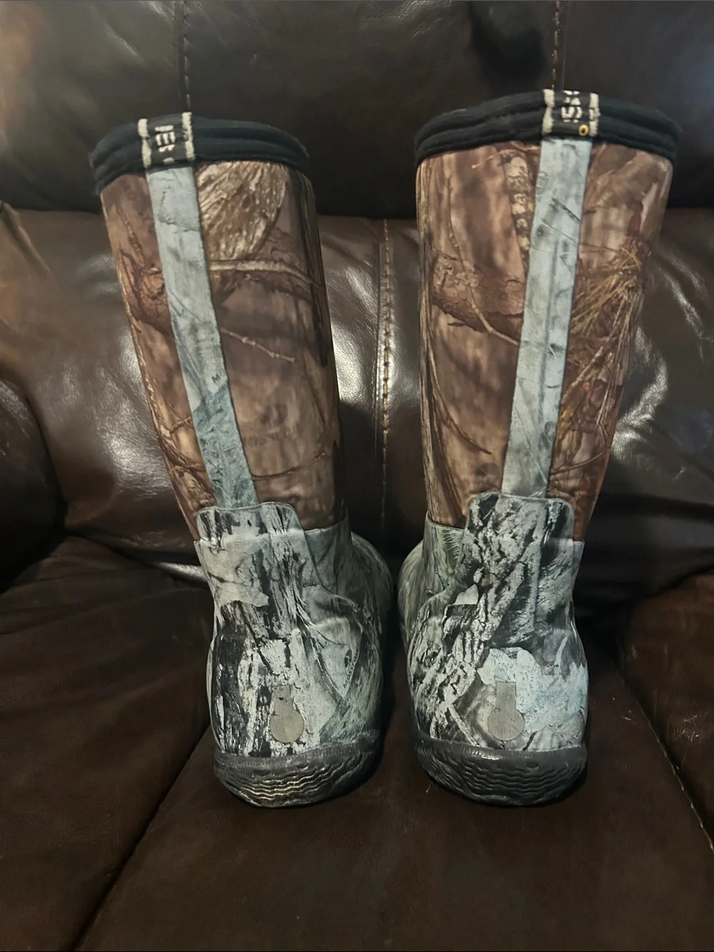 Bogs Youth Realtree Camo Waterproof Boots - Brown/Green/Gray